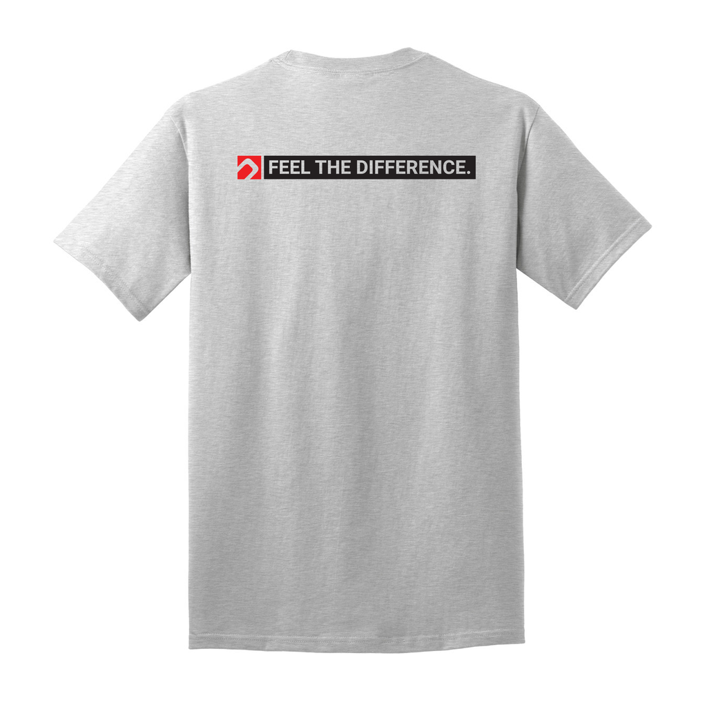 Men's Dig™ Checkered Ash Grey T-Shirt