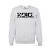 Dig™ Crewneck Sweatshirt - Full Chest (Black or Ash Grey)